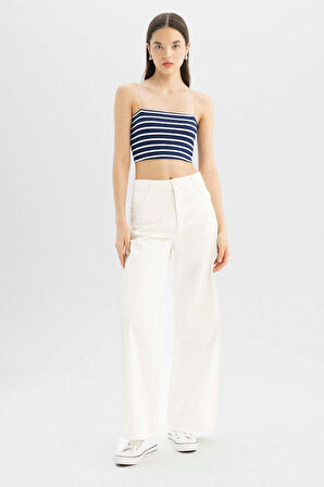 Coool Crop Top Ribana 2'li Basic Atlet