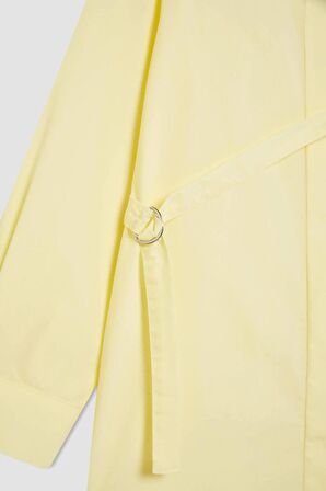 DeFacto Relax Fit Terry Cotton Uzun Kollu Gömlek Tunik C2158AX24SMYL149