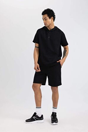 DeFactoFit Standart Fit Kısa Paça Sporcu Şort C1483AX24SMBK81
