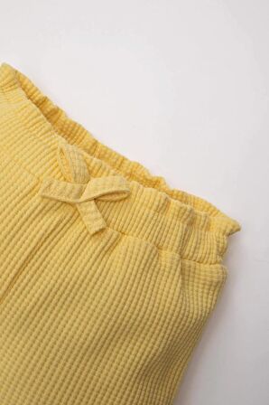 DeFacto Kız Bebek Comfort Fit Waffle Şort A8043A524SMYL118