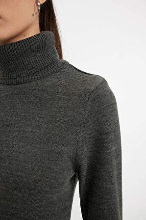 DeFacto Regular Fit Balıkçı Yaka Basic Kazak H1651AZ24WNAR198