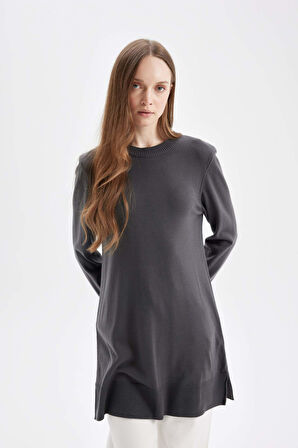 DeFacto Regular Fit Bisiklet Yaka Basic Tunik H3431AZ24AUAR161