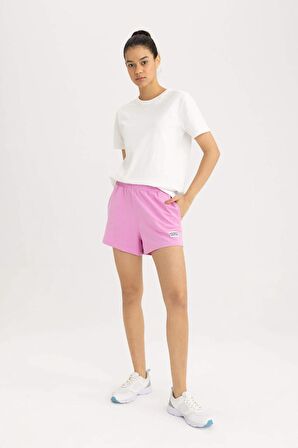 DeFactoFit Slim Fit Dar Kesim Kısa Paça Sporcu Şort U8375AZ24SPPN659