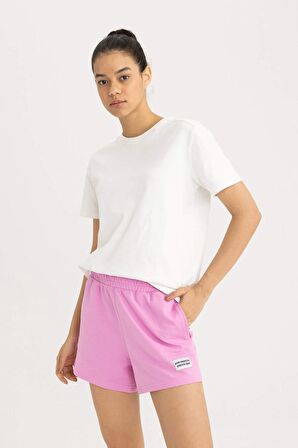 DeFactoFit Slim Fit Dar Kesim Kısa Paça Sporcu Şort U8375AZ24SPPN659