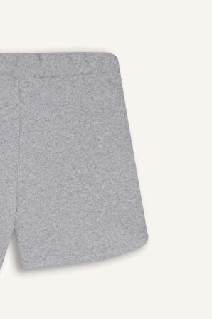 Kız Çocuk Sweatshirt Kumaşı Şort