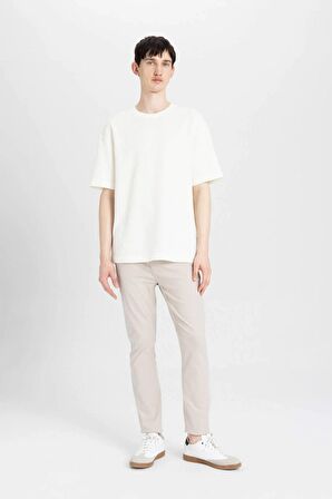 DeFacto Relax Fit Bisiklet Yaka Kısa Kollu Tişört C3701AX24SPER136