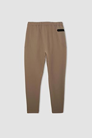 DeFactoFit  Sporcu Jogger Eşofman Altı Slim Fit Dar Kesim Dokuma Üç Cepli Fermuarlı Paça B2780AX24SMBG315