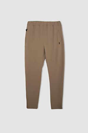 DeFactoFit Sporcu Jogger Eşofman Altı Slim Fit Dar Kesim Dokuma Üç Cepli Fermuarlı Paça B2780AX24SMBG315
