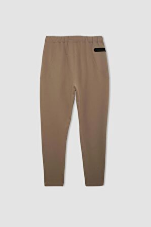 DeFactoFit Sporcu Jogger Eşofman Altı Slim Fit Dar Kesim Dokuma Üç Cepli Fermuarlı Paça B2780AX24SMBG315