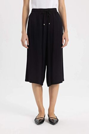DeFacto Kapri Yüksek Bel Crop Fit Belmando Kapri I6798AZ24SMBK81