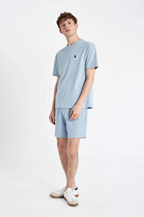 DeFacto Slim Fit Dar Kesim Dar Paça Şort A3893AX24HSBE822