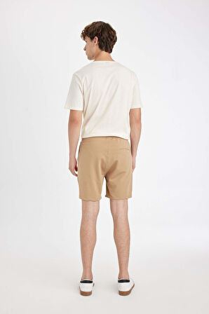 Slim Fit Dar Kesim Dar Paça Şort