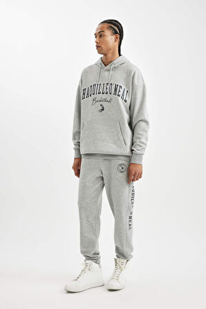 DeFactoFit Shaquille O'Neal Standart Fit Cepli Uzun Paça Jogger Eşofman Altı D1556AX24AUGR377