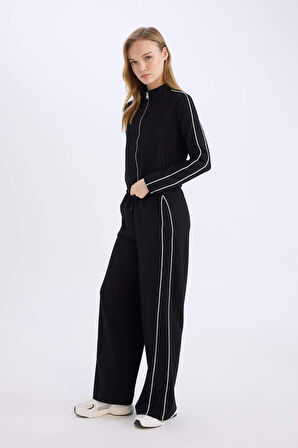 Straight Fit Cepli Düz Paça Uzun Boy Modal Pantolon