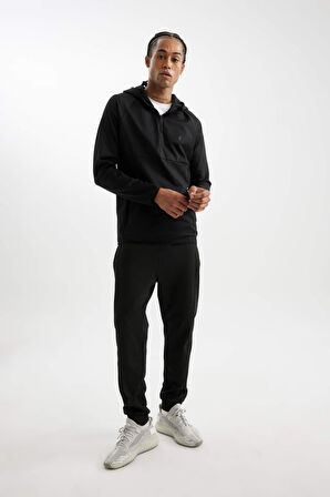 DeFactoFit Jogger Eşofman Altı Slim Fit Dar Kesim Skuba Dalgıç Kumaş Standart Paça D1951AX24AUBK81