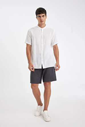 DeFacto Relax Fit Pamuklu Bermuda D7916AX24SMAR148