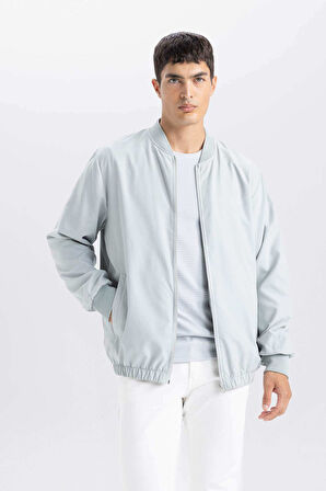 Su İtici Regular Fit Kolej Yaka Bomber Mont