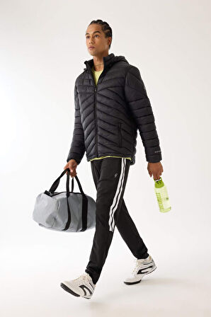 DeFactoFit Slim Fit Fermuarlı Paça Skuba Dalgıç Kumaş Sporcu Jogger
