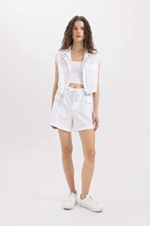 DeFacto Regular Fit Gabardin Kolsuz Gömlek C9232AX24SMWT79