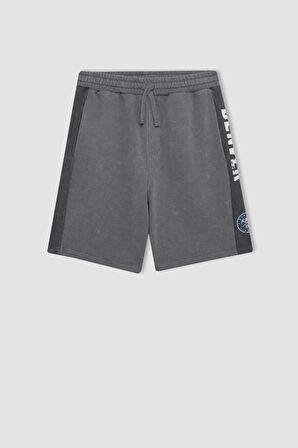 DeFactoFit NBA Denver Nuggets Standart Fit Kısa Paça Şort B9902AX24SMGR512