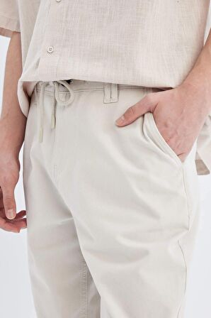 DeFacto Regular Fit Düz Paça Gabardin Bermuda Şort C5397AX24SMBG766