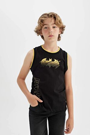DeFacto Erkek Çocuk Batman Bisiklet Yaka Atlet C4256A824HSBK81
