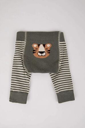 DeFacto Erkek Bebek Çizgili Çorap Tayt C6297A524SMGN1107