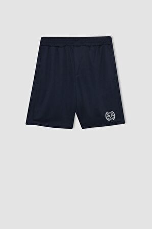 DeFactoFit Standart Fit Sporcu Kısa Paça Ağır Kumaş Şort