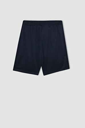 DeFactoFit Standart Fit Sporcu Kısa Paça Ağır Kumaş Şort