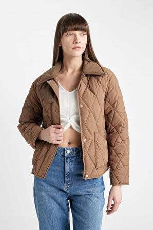 DeFacto Regular Fit Kapitoneli Ceket Mont C7658AX24AUBG778