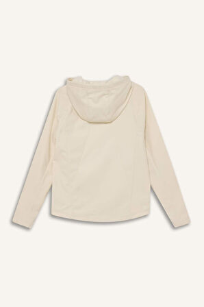 DeFactoFit Su İtici Regular Fit Kapüşonlu Fermuarlı Softshell Mont D6088AX25SPBG721