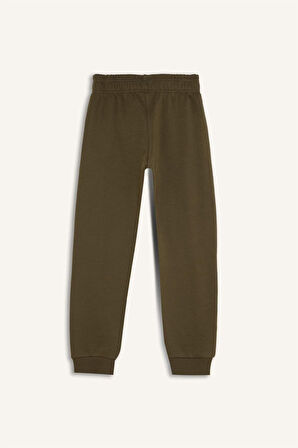 DeFacto Kız Çocuk Beli Paçası Lastikli Baskılı Jogger Eşofman Altı D7011A824WNKH438