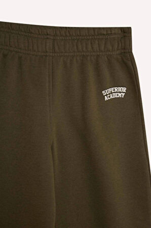 DeFacto Kız Çocuk Beli Paçası Lastikli Baskılı Jogger Eşofman Altı D7011A824WNKH438