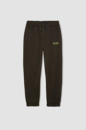 Rick and Morty Regular Fit Beli Paçası Lastikli Bağcıklı Cepli Jogger Eşofman Altı