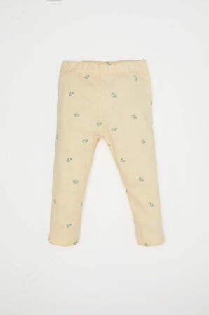 DeFacto Kız Bebek Pijama Takımı Desenli Uzun Kollu Fitilli Kaşkorse Üst Beli Lastikli Uzun Alt D8294A5NSYL513