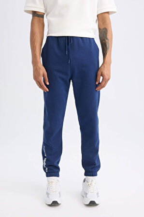 DeFactoFit Kalın Jogger Eşofman Altı NBA Los Angeles Lakers Standart Fit Beli Lastikli Bağcıklı D3228AX24WNNV176