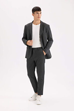 Tailored Regular Fit Cepli Gabardin Pantolon