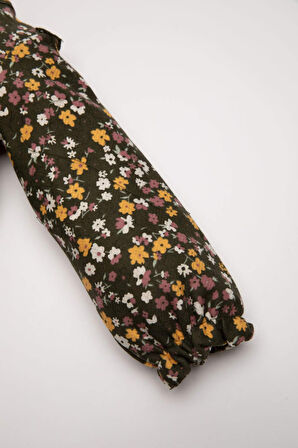 DeFacto Kız Bebek Desenli Uzun Kollu Elbise D5634A524WNKH158