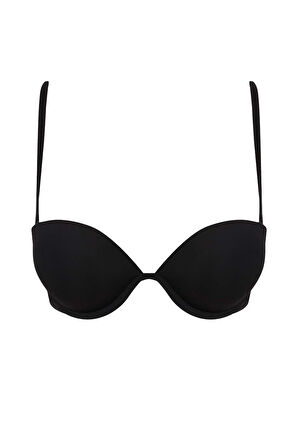 DeFacto Fall in Love Micro Kaplı Full Push Up Straplez Sütyen	 T8481AZ25SPBK81
