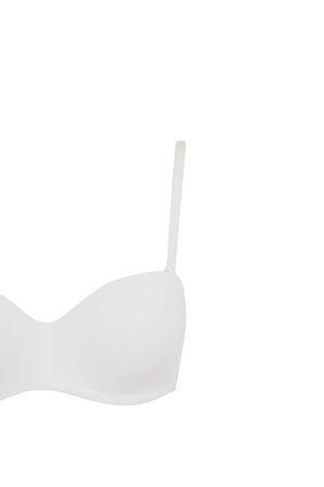 DeFacto Boş Kap Toparlayıcı Dolgusuz Straplez Basic Düz Bra-Fall in Love Y3730AZ25SPER105