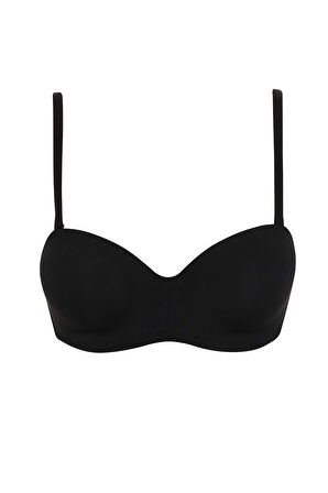 DeFacto Tül Comfort Pedli Straplez Sütyen-Fall in Love Y3730AZ25SPBK81