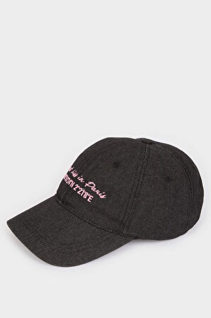 Kadın Pamuklu Cap Şapka