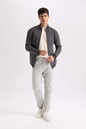 Dar Paça Gabardin Chino Kanvas Pantolon