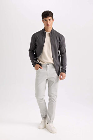 Dar Paça Gabardin Chino Kanvas Pantolon