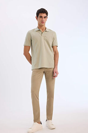 Dar Paça Gabardin Chino Kanvas Pantolon