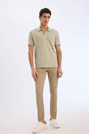 Dar Paça Gabardin Chino Kanvas Pantolon