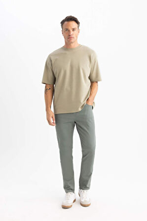 Dar Paça Gabardin Chino Kanvas Pantolon