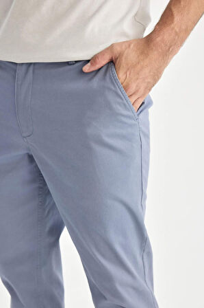 Dar Paça Gabardin Chino Kanvas Pantolon