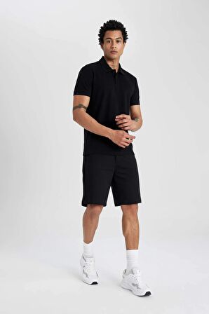 DeFactoFit Standart Fit Sporcu Kısa Paça Şort B1170AX24SPBK81
