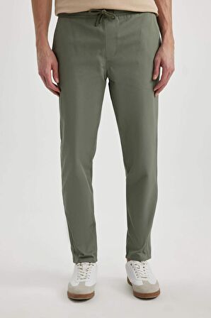 DeFacto Yazlık Jogger Chino Pantolon Beli Bağcıklı Cepli Düz Paça Z9933AZ24SPKH430
